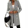Elegant Long Wool Coat for Women