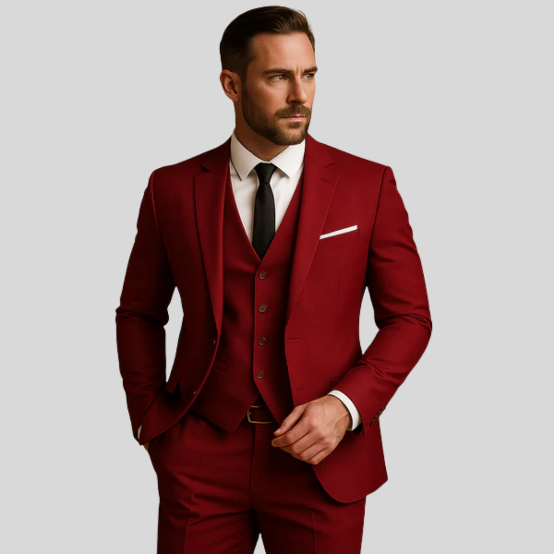 Men’s Slim-Fit 3-Piece Suit