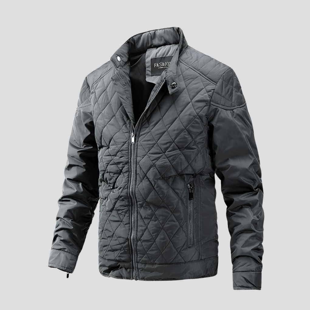 Elegant Transitional Quilted Jacket for Men
