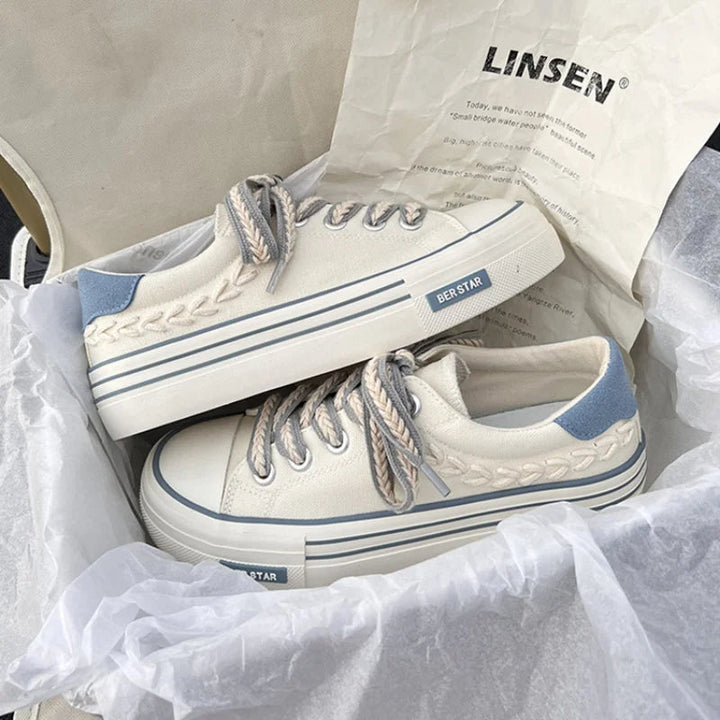 Serenity Platform Canvas Sneakers
