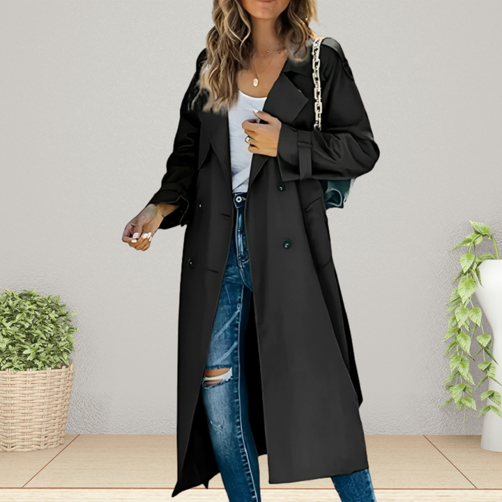 Women's Trench Coat Mid-Season Jacket