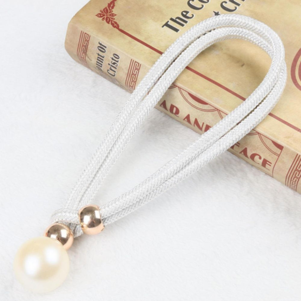 Lustrous Elegant 2-Piece Set  Pearl Curtain Tie Back