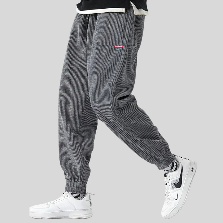 Men’s Wide Cord Joggers – Relaxed Everyday Style