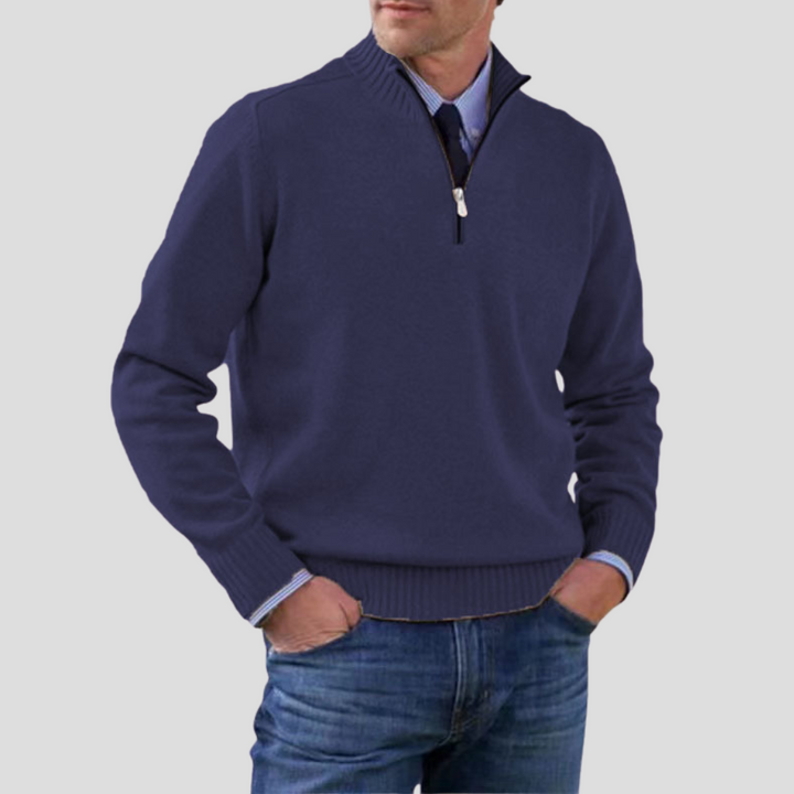 Men’s Half-Zip Sweater – Stylish Layering Choice