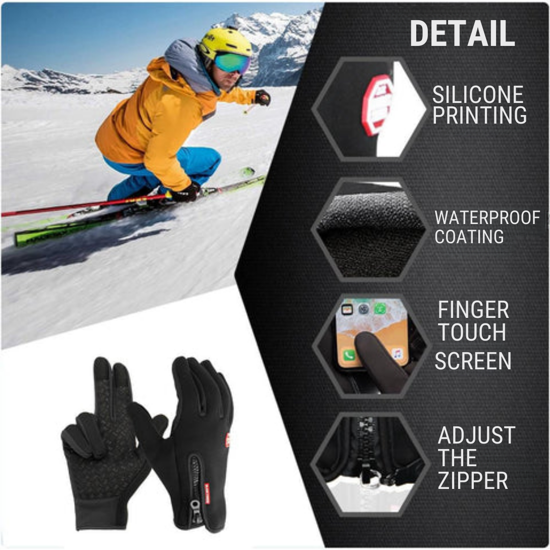 Winter Heated Gloves for Cycling, Biking & Skiing
