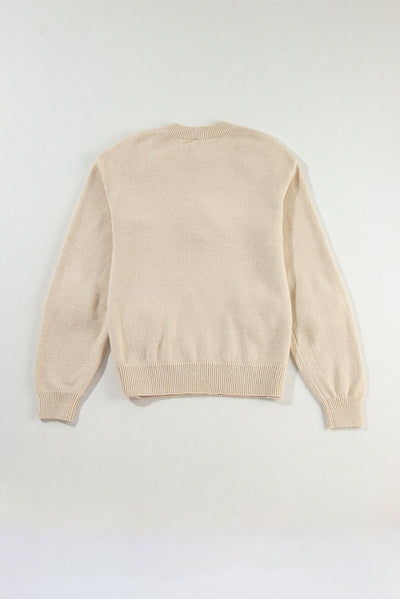 Florell | Women’s Floral Knit Sweater | Subtle Detail & Everyday Layer