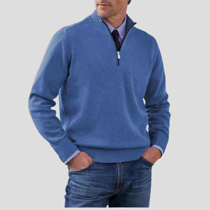 Men’s Half-Zip Sweater – Stylish Layering Choice