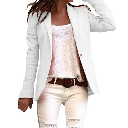 Women's Casual Work Blazer | Long Sleeve