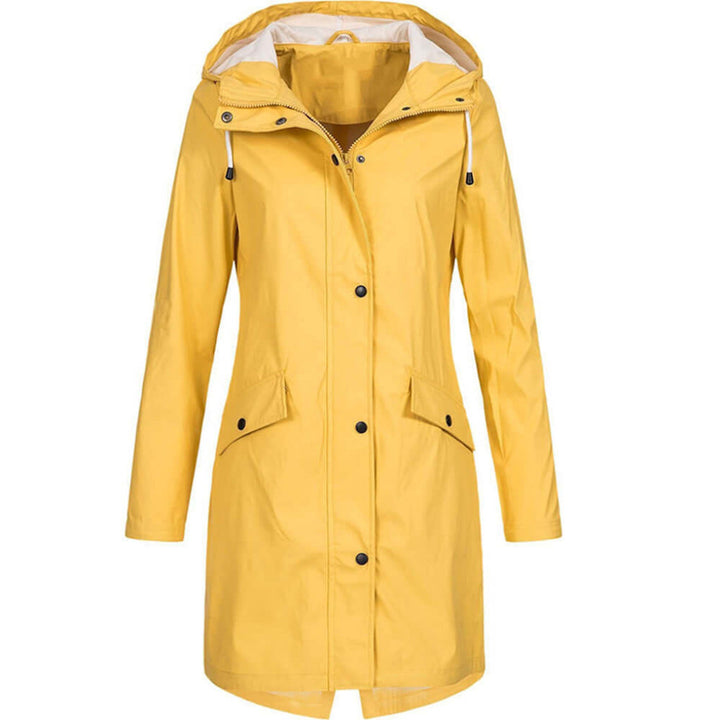 Women's Water-resistant Hooded Raincoat