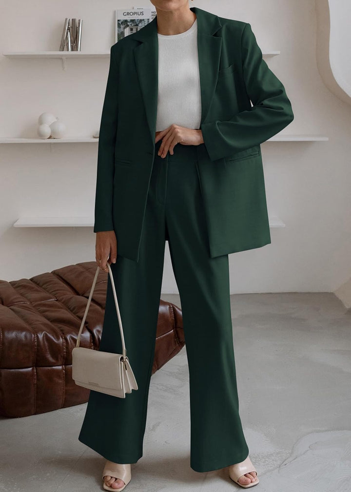 Women’s Blazer & Trouser Set for Office and Casual Wear