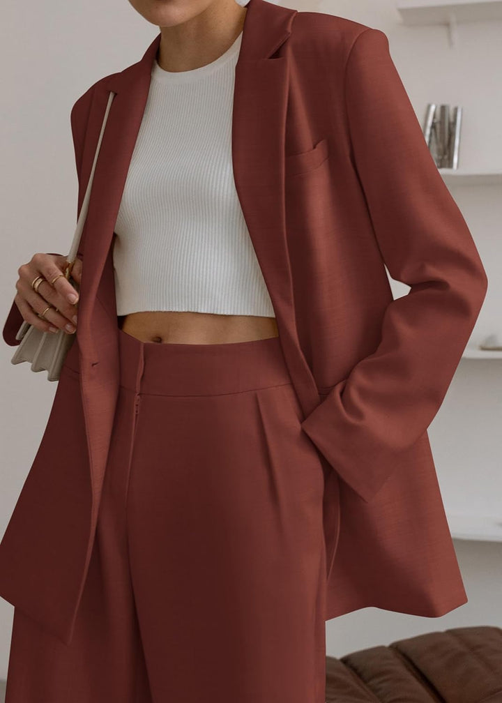 Women’s Blazer & Trouser Set for Office and Casual Wear