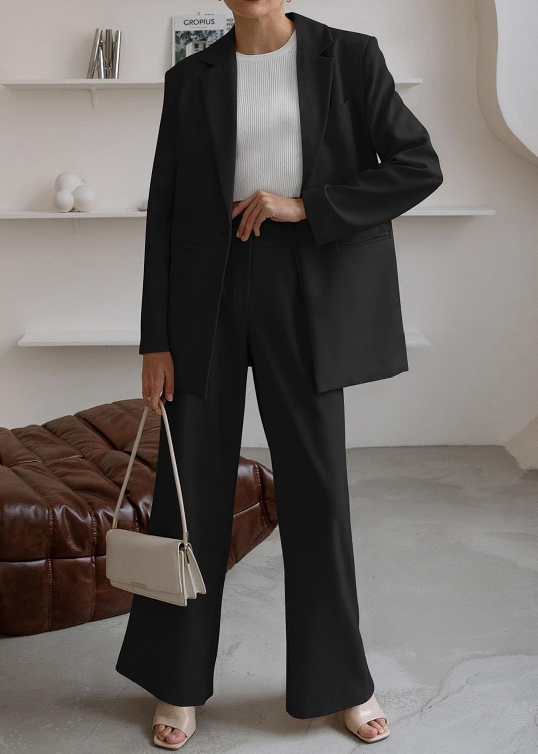Women’s Blazer & Trouser Set for Office and Casual Wear