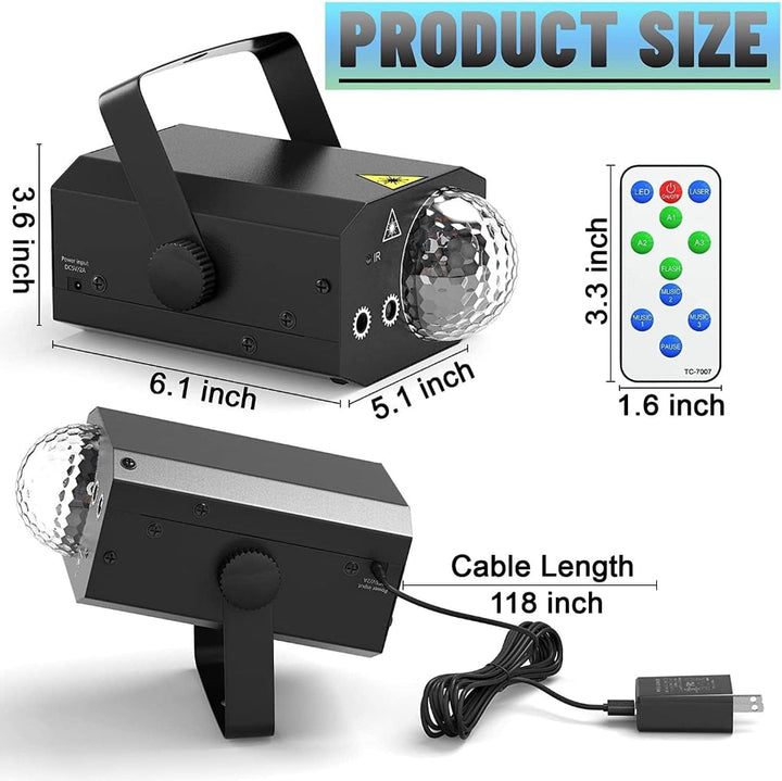 2-in-1 Laser Disco Light