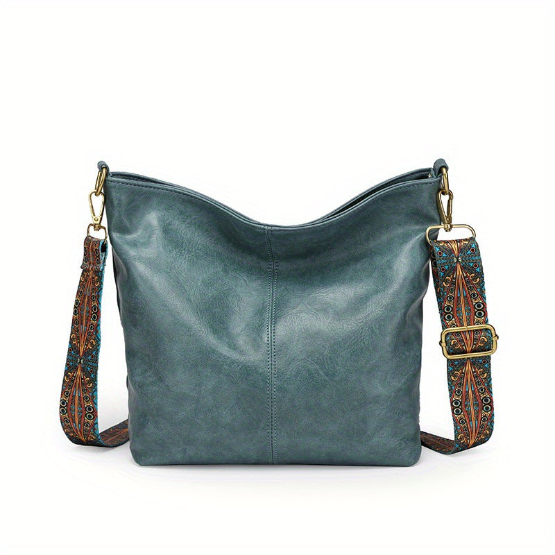 Leather Bag with Large Capacity for women