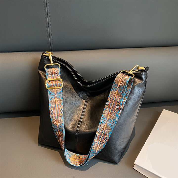 Leather Bag with Large Capacity for women