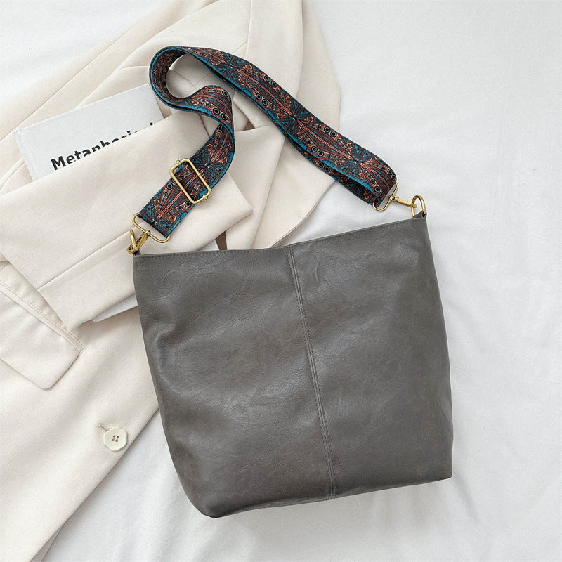 Leather Bag with Large Capacity for women