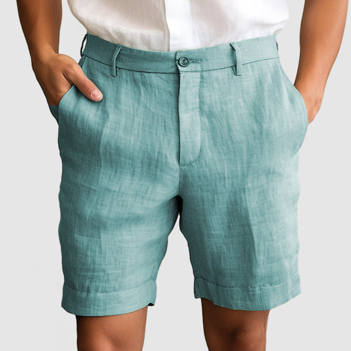 Men's Casual Cotton Linen Shorts