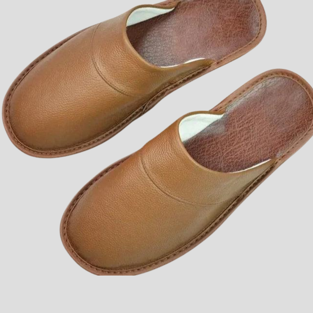 Men’s Leather Slippers