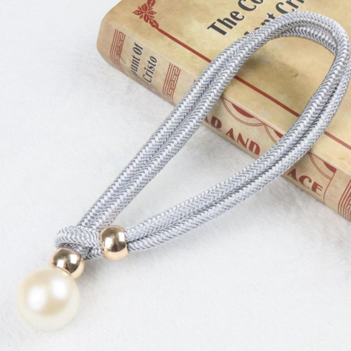 Lustrous Elegant 2-Piece Set  Pearl Curtain Tie Back