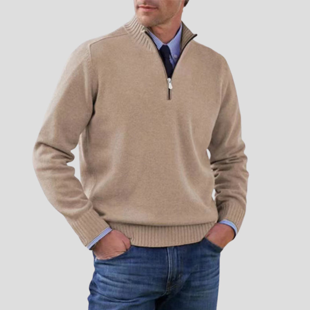Men’s Half-Zip Sweater – Stylish Layering Choice