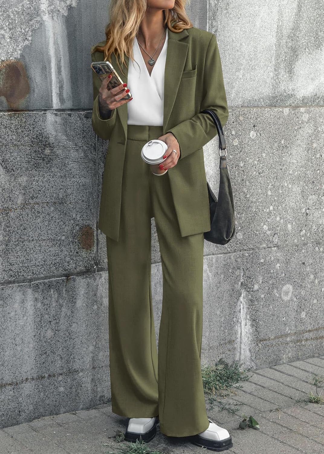 Women’s Blazer & Trouser Set for Office and Casual Wear
