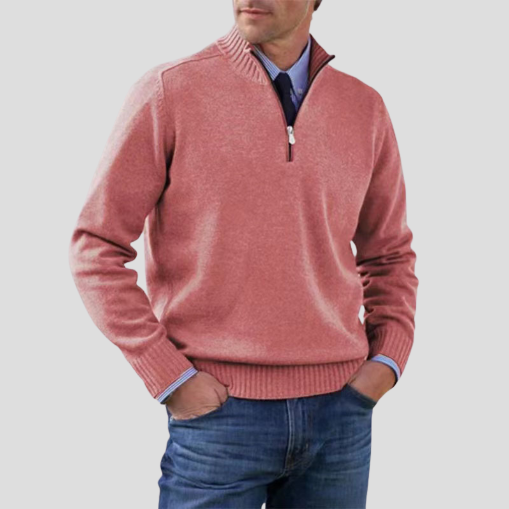 Men’s Half-Zip Sweater – Stylish Layering Choice