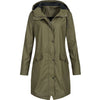 Women's Water-resistant Hooded Raincoat