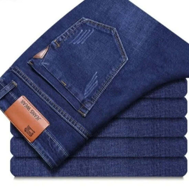 Men's Straight Leg Jeans - Durable Denim