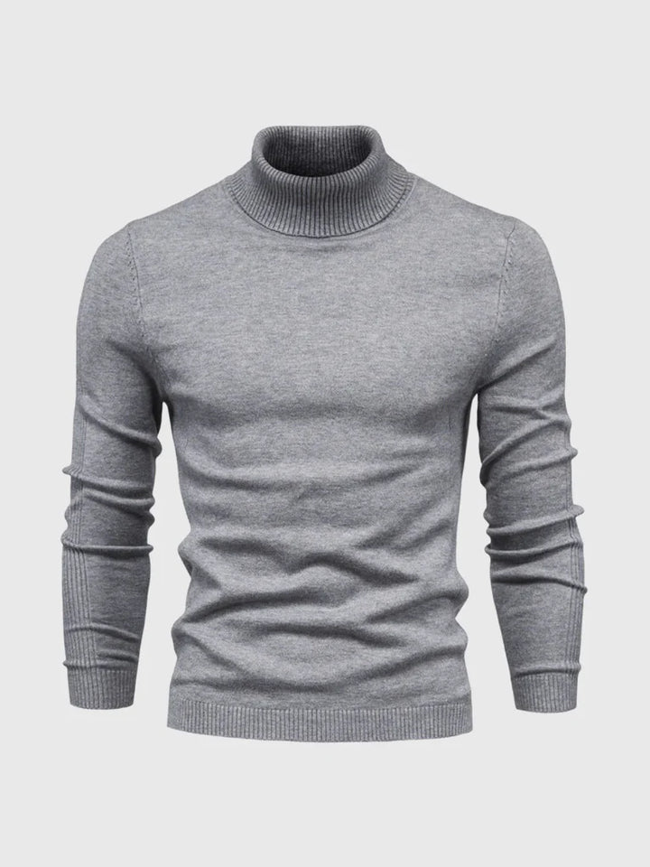 Men's Turtleneck Sweater – Washable and Versatile