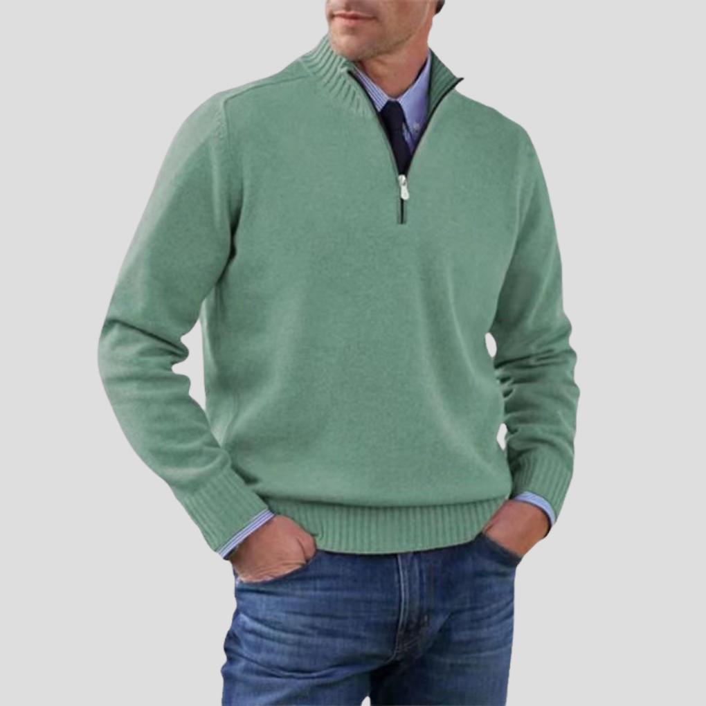 Men’s Half-Zip Sweater – Stylish Layering Choice