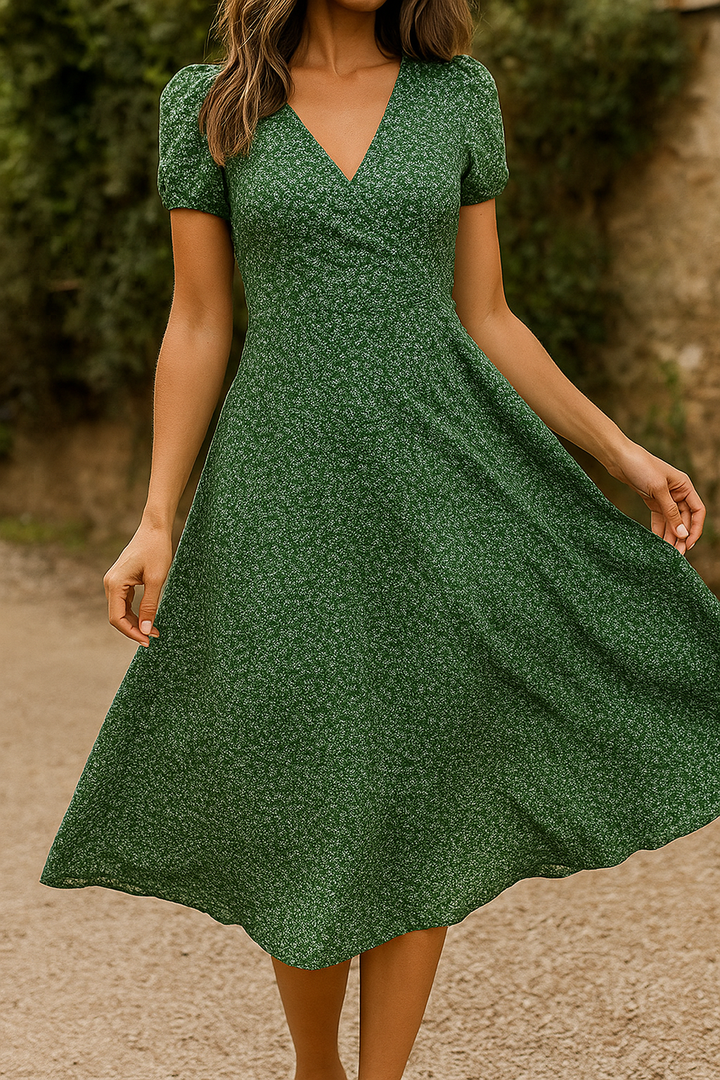 Alerei | Women's Chic Flowy Midi Dress