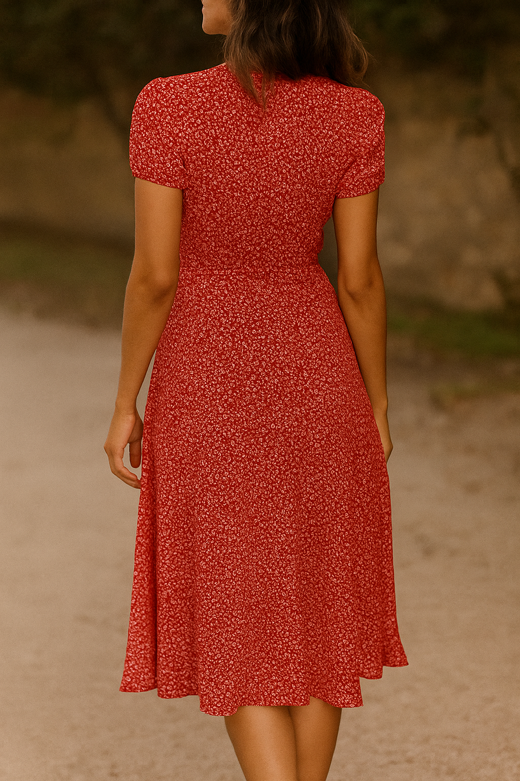 Alerei | Women's Chic Flowy Midi Dress