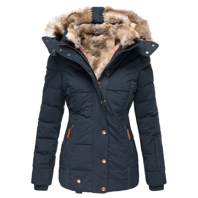 Inna | Stylish Fur-Lined Winter Coat For Women