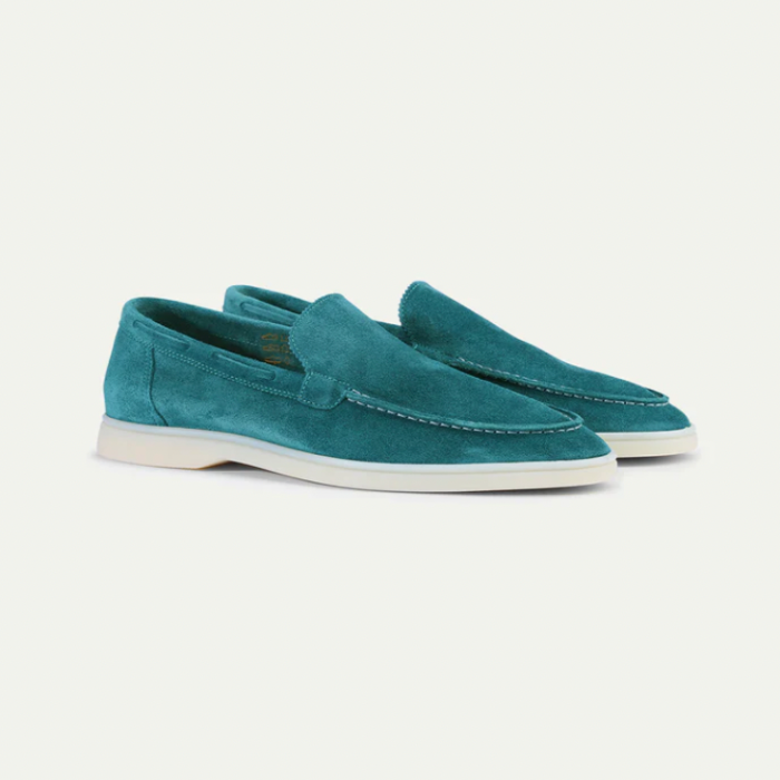 Luxury Handmade Suede Loafers for Men