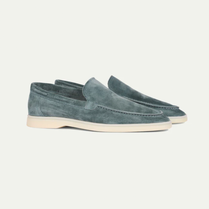 Luxury Handmade Suede Loafers for Men