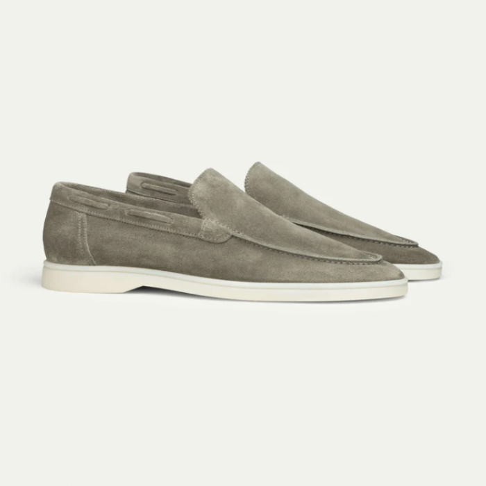 Luxury Handmade Suede Loafers for Men