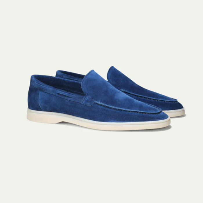 Luxury Handmade Suede Loafers for Men