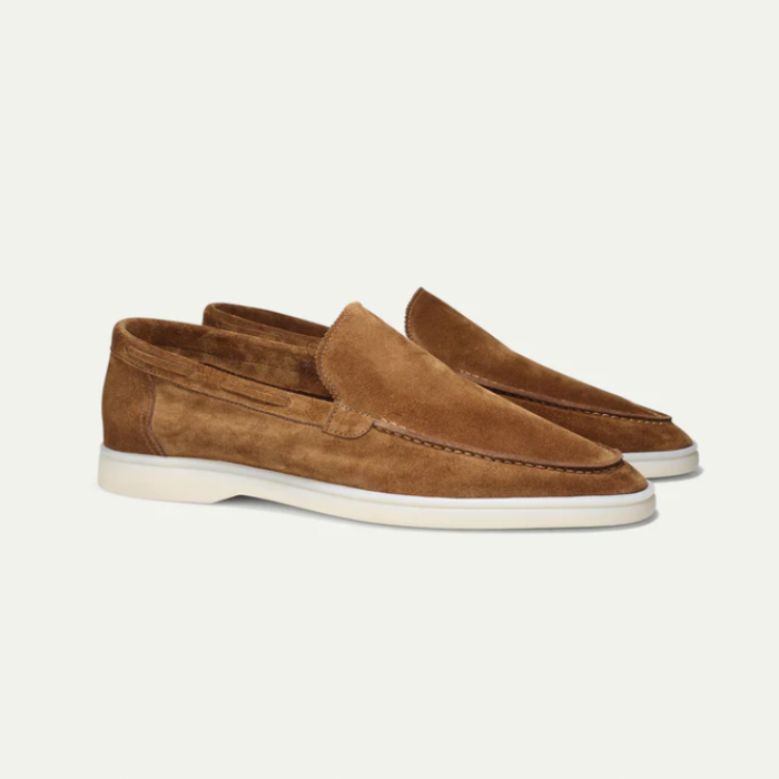 Luxury Handmade Suede Loafers for Men