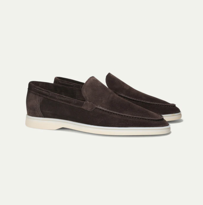 Luxury Handmade Suede Loafers for Men