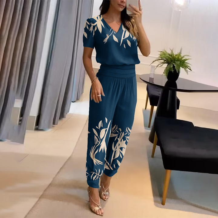 Stylish Printed Chic Jumpsuit for Women