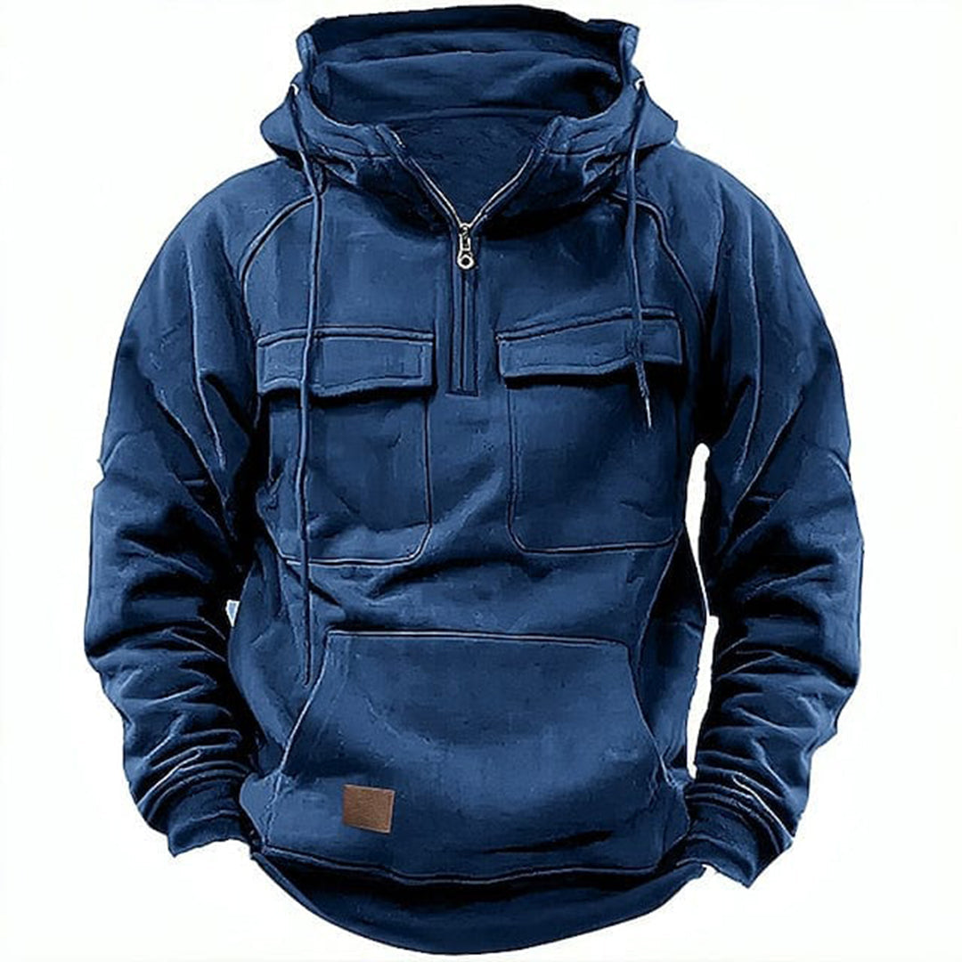 Retro Motorcycle Hoodie for Men Rugged Style Meets Everyday Comfort