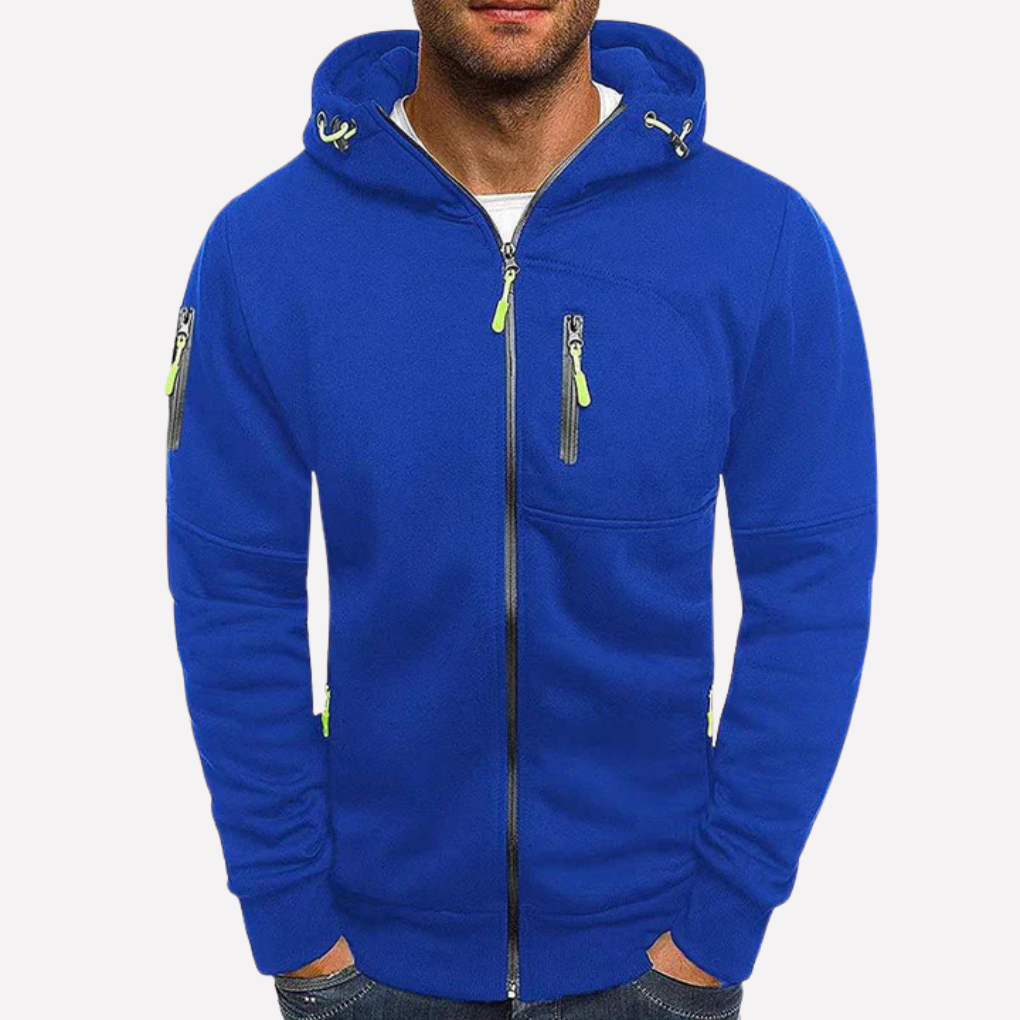 Stylish Hooded Sweatshirt Jacket