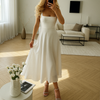 Women’s Elegant Sleeveless Solid Color Dress