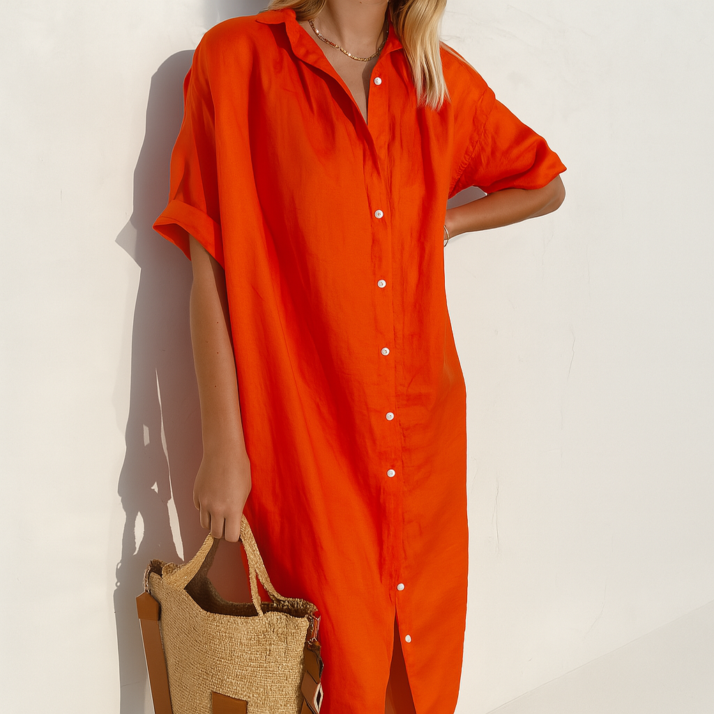Women’s Linen Shirt Dress