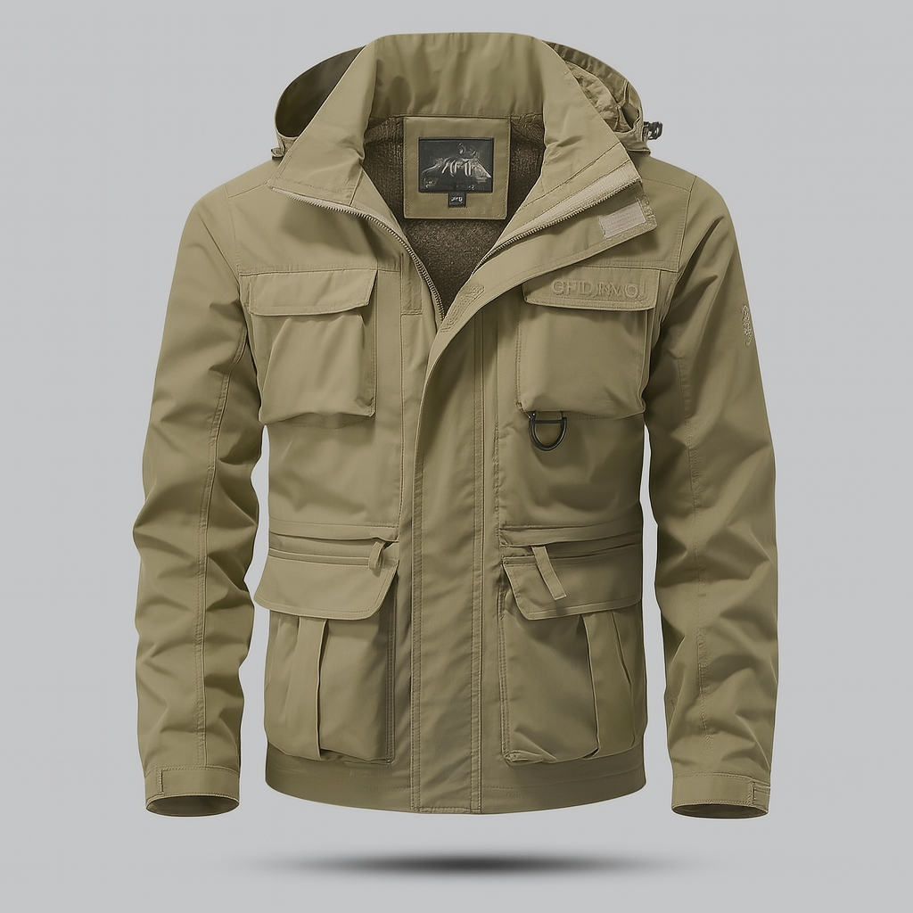 Men’s Water-resistant Military Style Coat