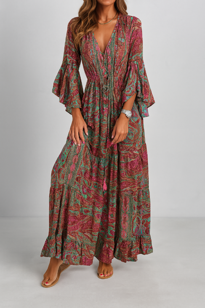 Women’s Bohemian Maxi Dress
