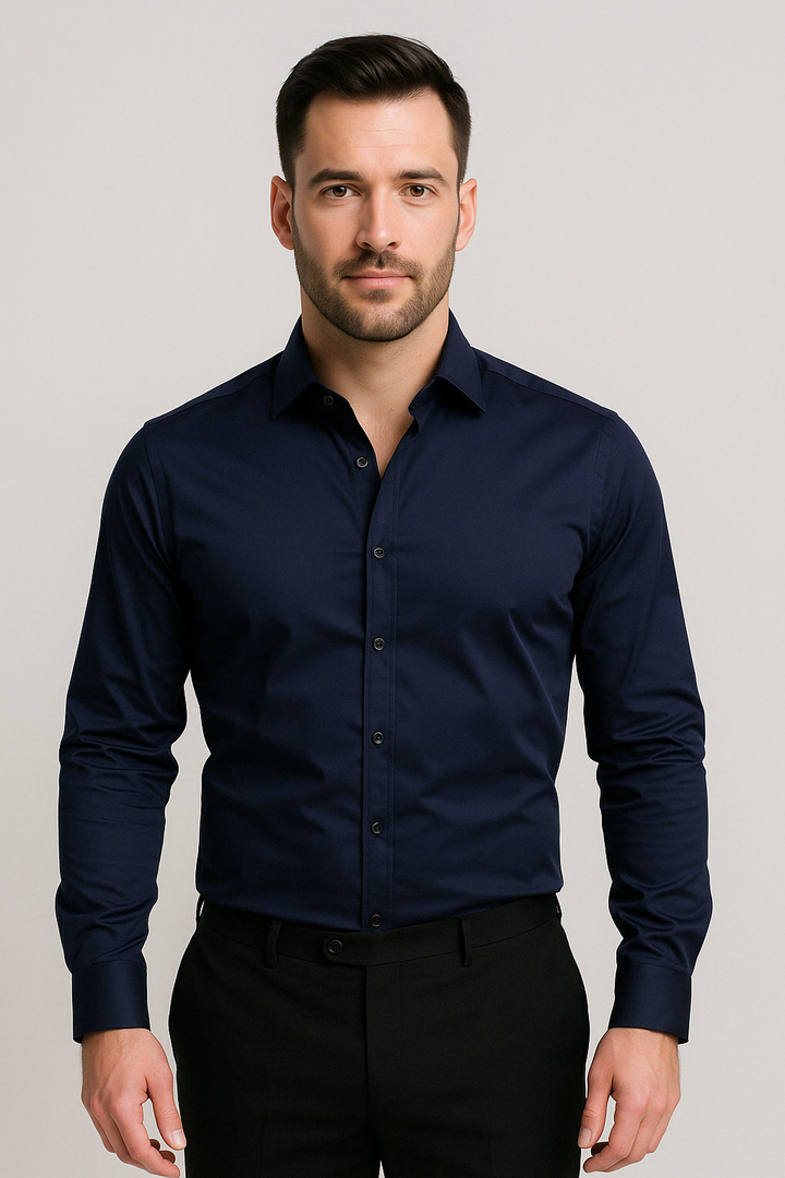 Stretch Non-Iron Men's Shirt – Effortless Style and Comfort