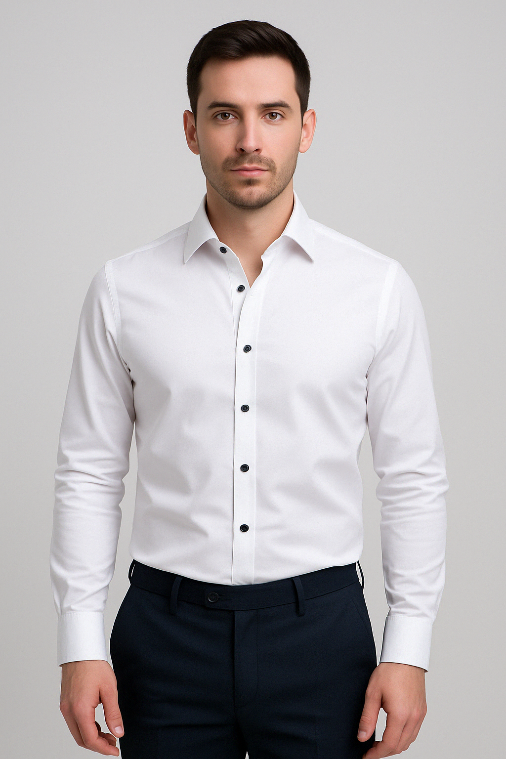 Stretch Non-Iron Men's Shirt – Effortless Style and Comfort