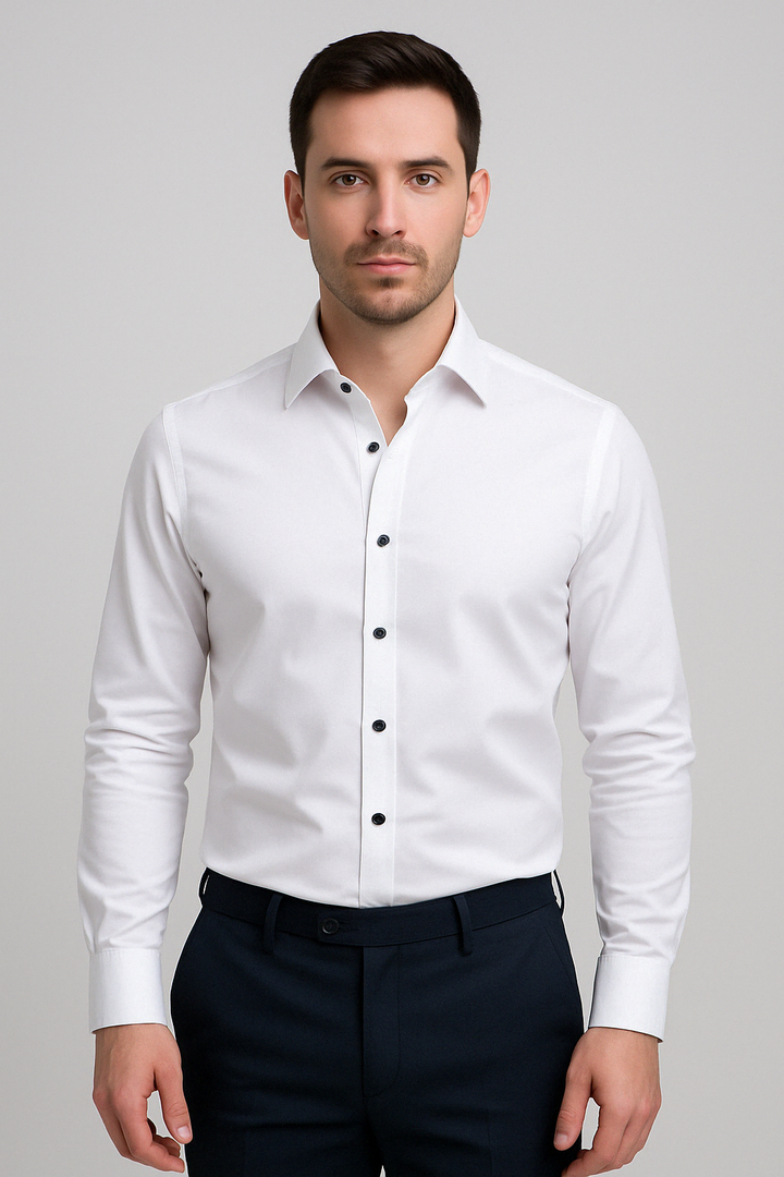 Stretch Non-Iron Men's Shirt – Effortless Style and Comfort