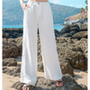Breathable High Waist Wide Leg Trousers